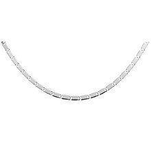 Silver chain (925) rhodium-plated