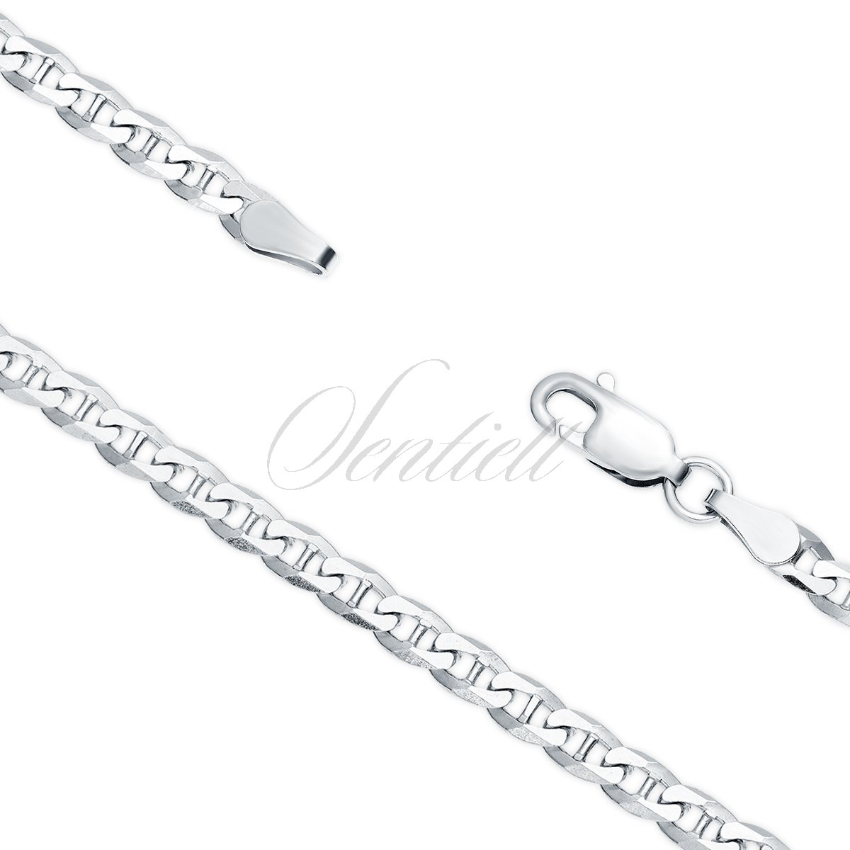 13723 - Silver (925) chain bracelet Ø 100 - Joyas para Él - Silver