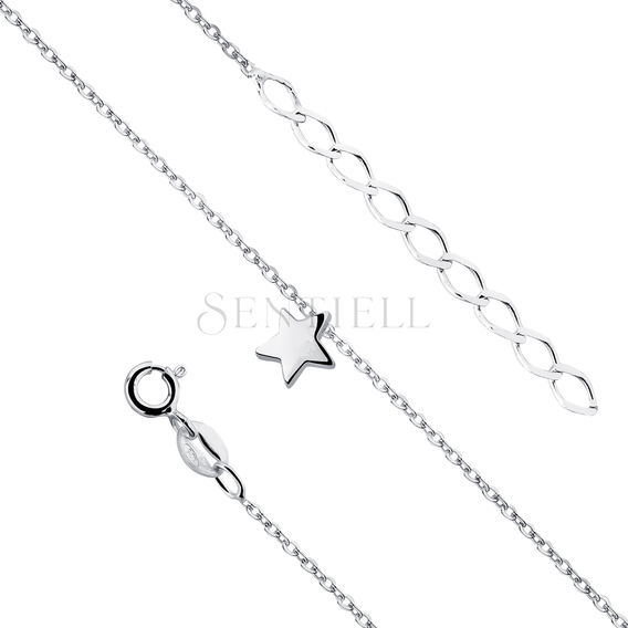 Silver (925) bracelet with star