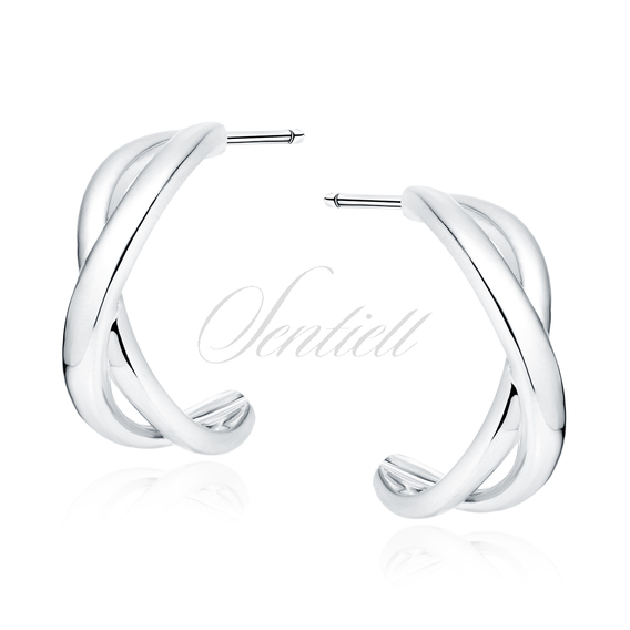 Silver (925) earrings - infinity