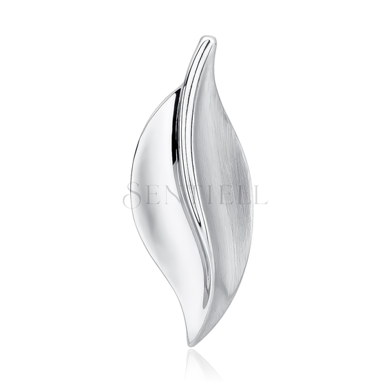 Silver (925) elegant pendant - leaf