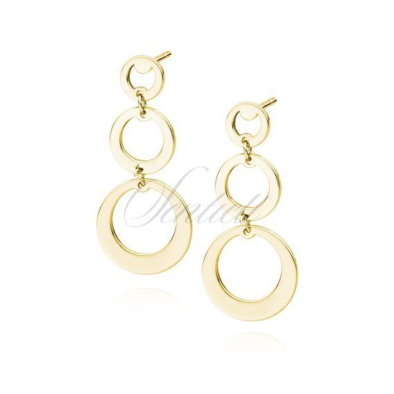 Silver (925) gold-plated earrings 