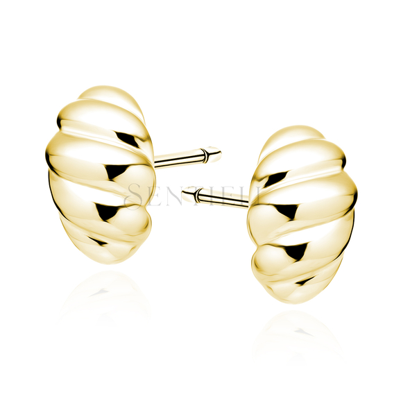 Silver (925) gold-plated earrings