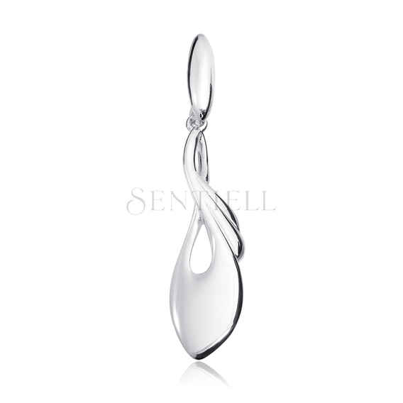 Silver (925) long pendant