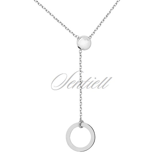 Silver (925) necklace - circle
