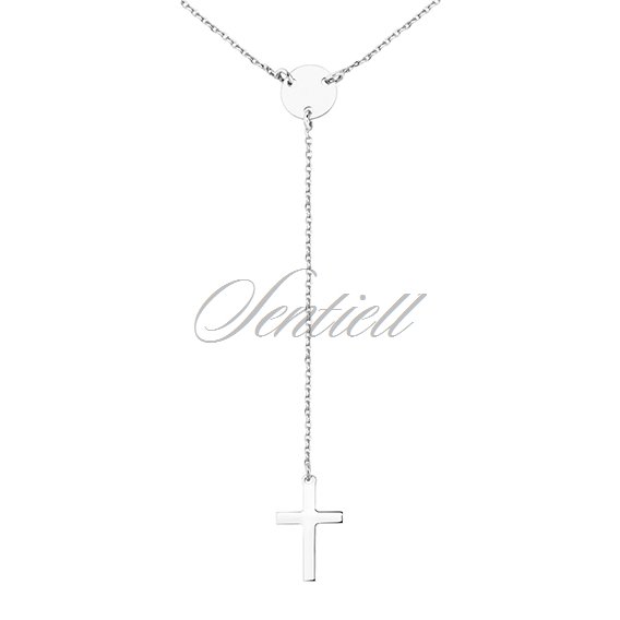 Silver (925) necklace with cross