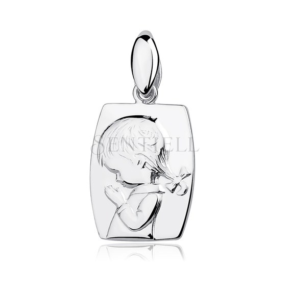 Silver (925) pendant - praying child