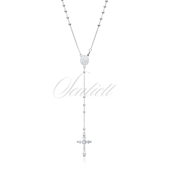 Silver (925) rosary necklace