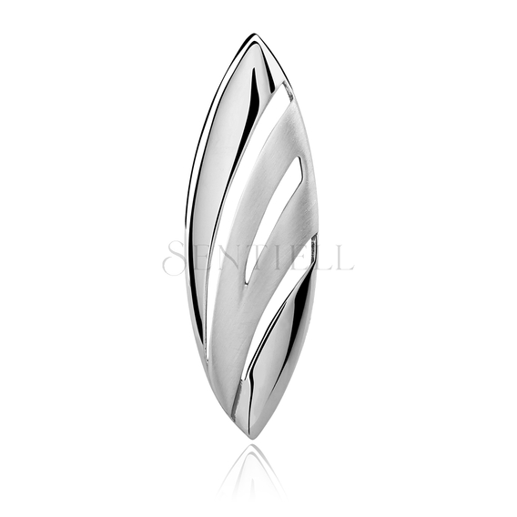 Silver pendant (925) elegant satin