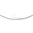 Silver (925) chain anchor diamond cut rhodium-plated