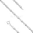 Silver (925) chain singapur bracelet Ø 040