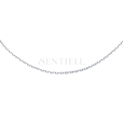 Silver (925) diamond cut anchor chain