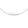 Silver (925) diamond-cut chain - curb extra flat Ø 040