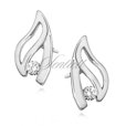 Silver (925) earrings with zirconia