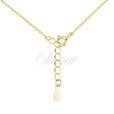Silver (925) gold-plated necklace clover