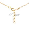 Silver (925) gold-plated necklace with cross