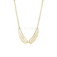 Silver (925) gold-plated necklace with wings