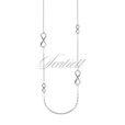 Silver (925) necklace with Infinity