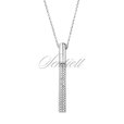 Silver (925) necklace with zirconia