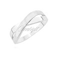 Silver (925) subtle, braid ring